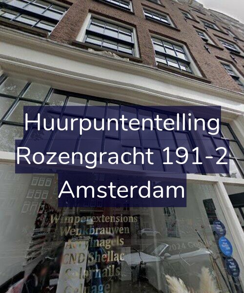Foto gevel Huurpuntentelling voor Rozengracht 191-2, Amsterdam