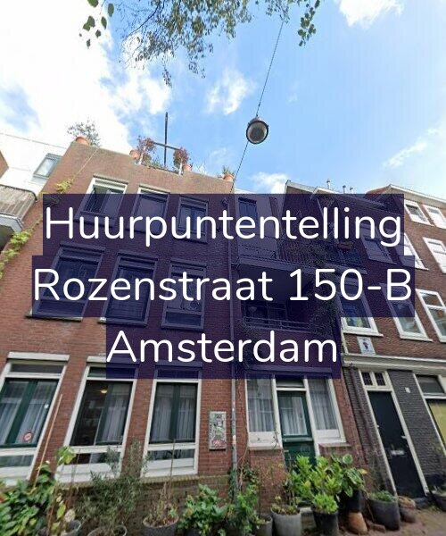 Foto gevel Huurpuntentelling voor Rozenstraat 150-B, Amsterdam