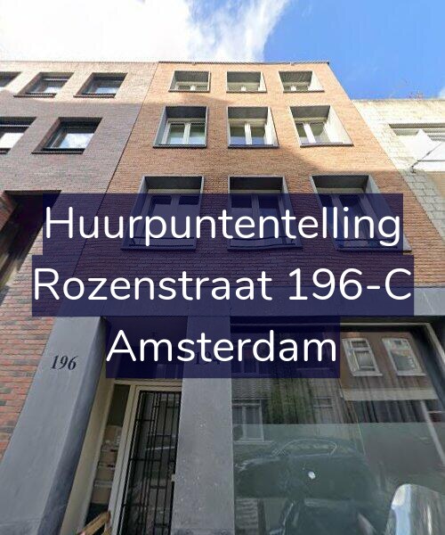 Foto gevel Huurpuntentelling voor Rozenstraat 196-C, Amsterdam