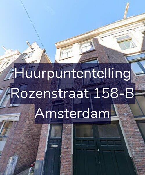 Foto gevel Huurpuntentelling voor Rozenstraat 158-B, Amsterdam