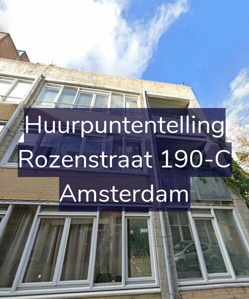 Foto gevel Huurpuntentelling voor Rozenstraat 190-C, Amsterdam