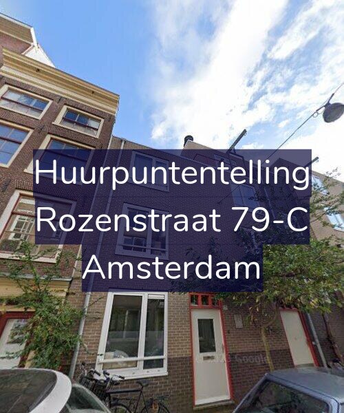 Foto gevel Huurpuntentelling voor Rozenstraat 79-C, Amsterdam