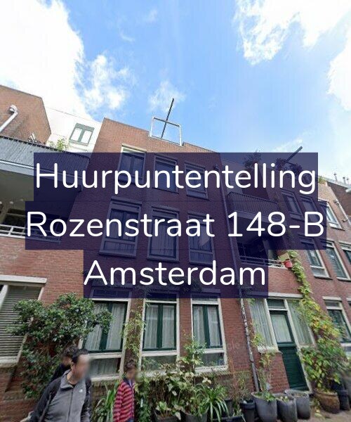 Foto gevel Huurpuntentelling voor Rozenstraat 148-B, Amsterdam