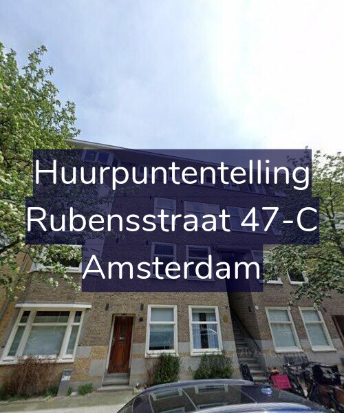 Foto gevel Huurpuntentelling voor Rubensstraat 47-C, Amsterdam