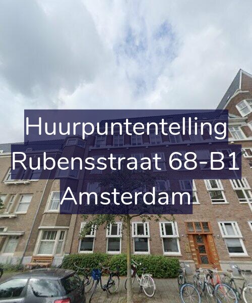 Foto gevel Huurpuntentelling voor Rubensstraat 68-B1, Amsterdam