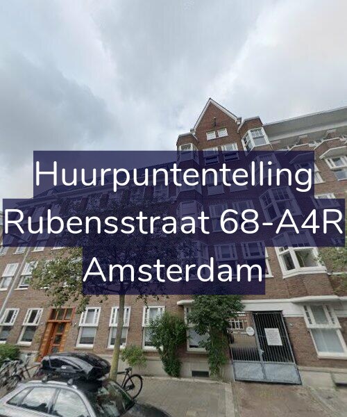 Foto gevel Huurpuntentelling voor Rubensstraat 68-A4R, Amsterdam