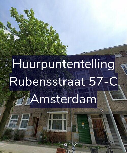 Foto gevel Huurpuntentelling voor Rubensstraat 57-C, Amsterdam