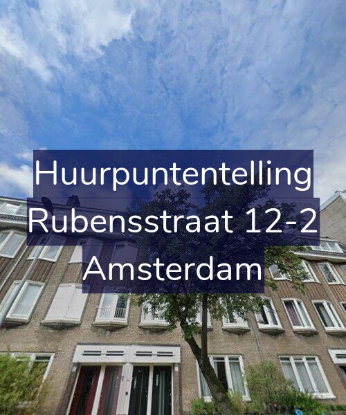 Foto gevel Huurpuntentelling voor Rubensstraat 12-2, Amsterdam