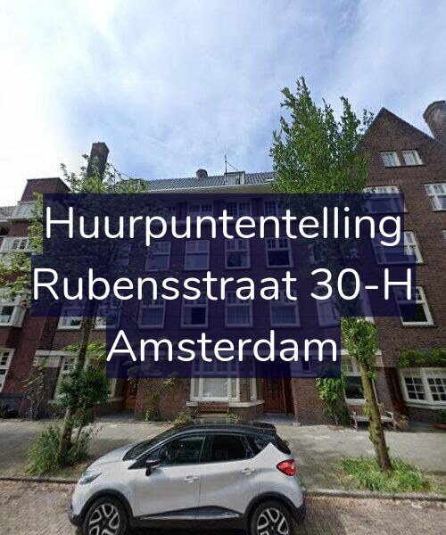 Foto gevel Huurpuntentelling voor Rubensstraat 30-H, Amsterdam