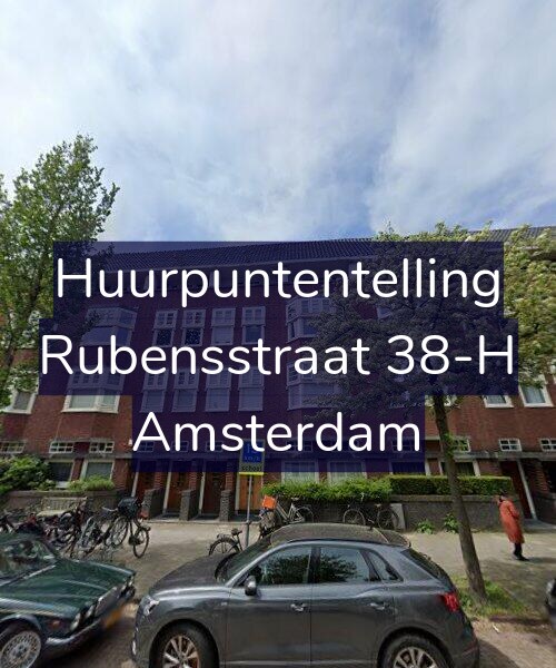 Foto gevel Huurpuntentelling voor Rubensstraat 38-H, Amsterdam