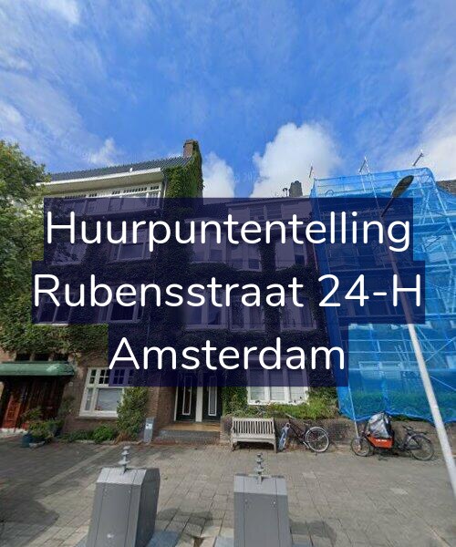 Foto gevel Huurpuntentelling voor Rubensstraat 24-H, Amsterdam