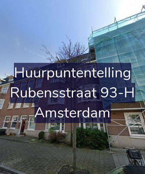 Foto gevel Huurpuntentelling voor Rubensstraat 93-H, Amsterdam