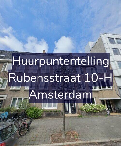 Foto gevel Huurpuntentelling voor Rubensstraat 10-H, Amsterdam