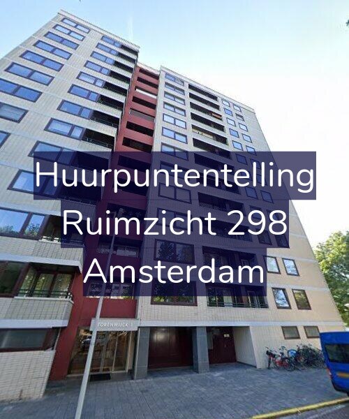 Foto gevel Huurpuntentelling voor Ruimzicht 298, Amsterdam