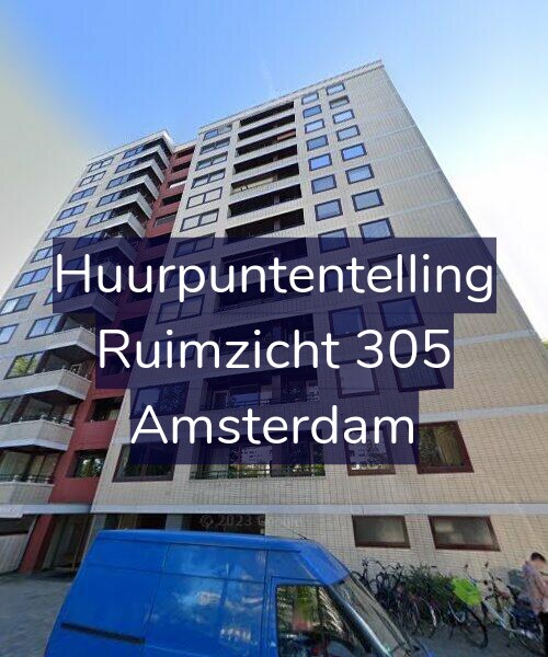 Foto gevel Huurpuntentelling voor Ruimzicht 305, Amsterdam