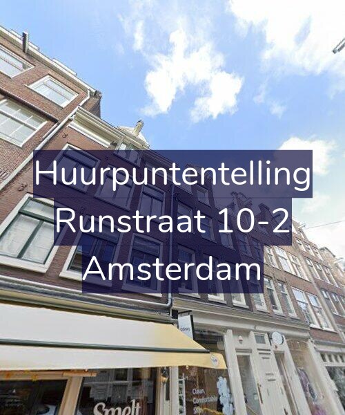 Foto gevel Huurpuntentelling voor Runstraat 10-2, Amsterdam