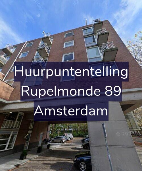 Foto gevel Huurpuntentelling voor Rupelmonde 89, Amsterdam
