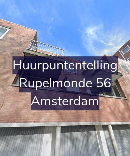 Foto gevel Huurpuntentelling voor Rupelmonde 56, Amsterdam