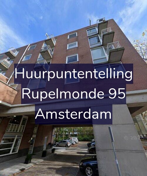 Foto gevel Huurpuntentelling voor Rupelmonde 95, Amsterdam