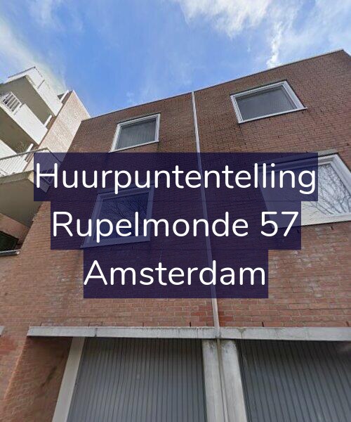 Foto gevel Huurpuntentelling voor Rupelmonde 57, Amsterdam