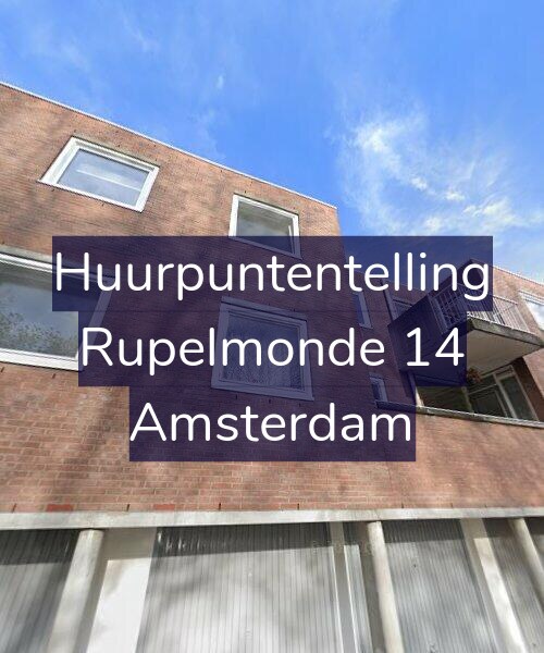 Foto gevel Huurpuntentelling voor Rupelmonde 14, Amsterdam