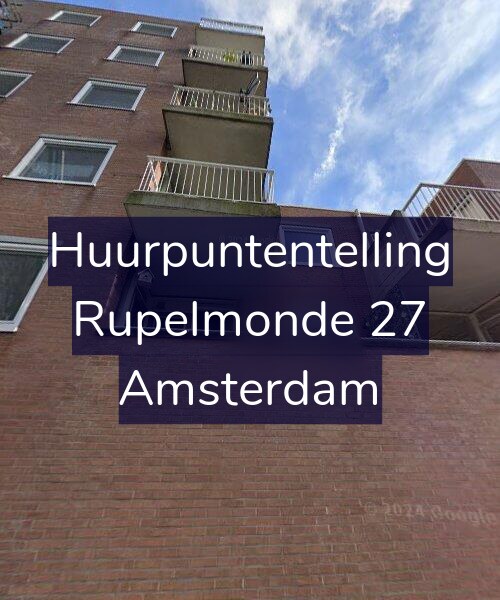 Foto gevel Huurpuntentelling voor Rupelmonde 27, Amsterdam