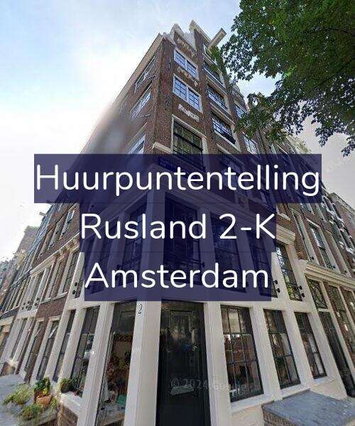Foto gevel Huurpuntentelling voor Rusland 2-K, Amsterdam