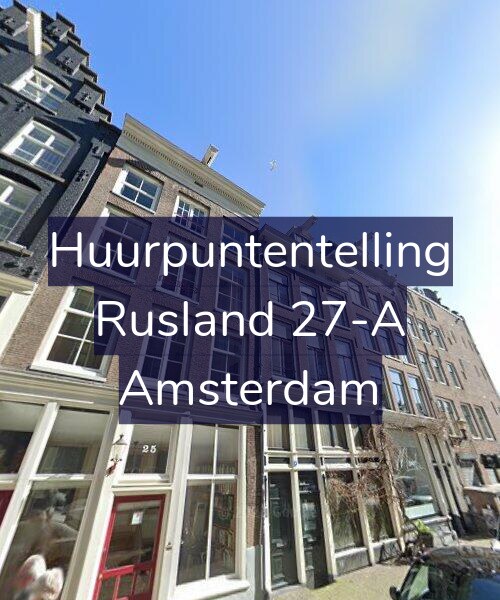Foto gevel Huurpuntentelling voor Rusland 27-A, Amsterdam