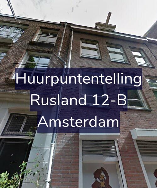 Foto gevel Huurpuntentelling voor Rusland 12-B, Amsterdam
