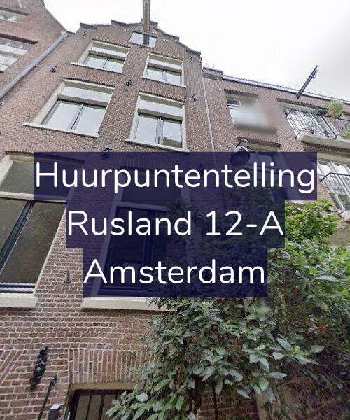 Foto gevel Huurpuntentelling voor Rusland 12-A, Amsterdam
