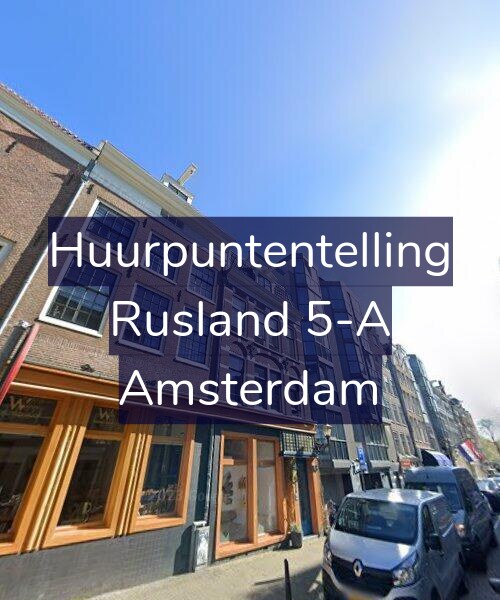 Foto gevel Huurpuntentelling voor Rusland 5-A, Amsterdam