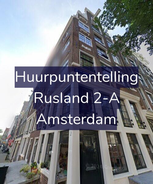 Foto gevel Huurpuntentelling voor Rusland 2-A, Amsterdam
