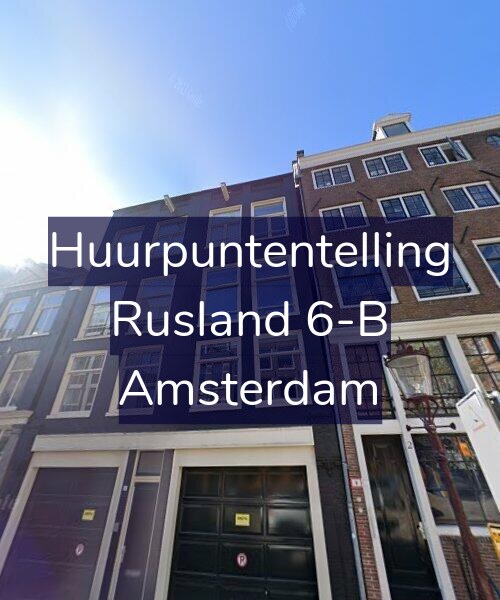 Foto gevel Huurpuntentelling voor Rusland 6-B, Amsterdam