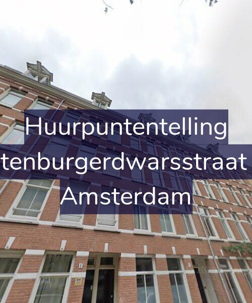 Foto gevel Huurpuntentelling voor Rustenburgerdwarsstraat 6-2, Amsterdam