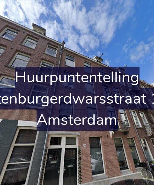 Foto gevel Huurpuntentelling voor Rustenburgerdwarsstraat 18-1, Amsterdam