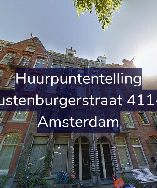 Foto gevel Huurpuntentelling voor Rustenburgerstraat 411-1, Amsterdam