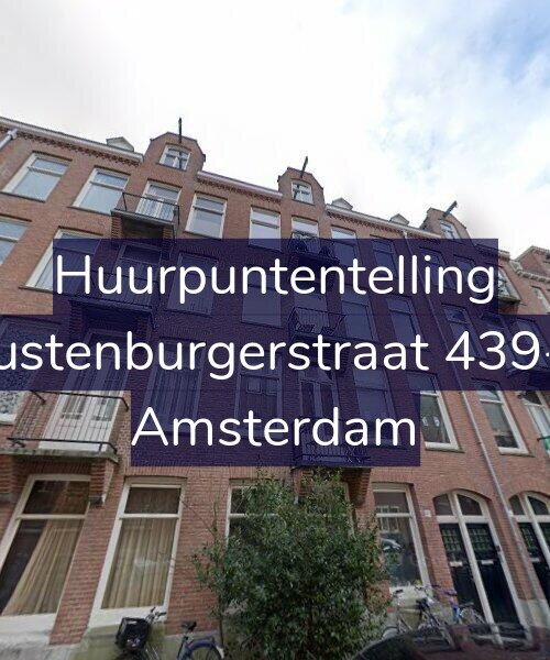 Foto gevel Huurpuntentelling voor Rustenburgerstraat 439-1, Amsterdam