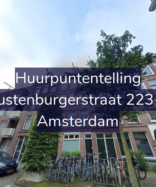 Foto gevel Huurpuntentelling voor Rustenburgerstraat 223-2, Amsterdam