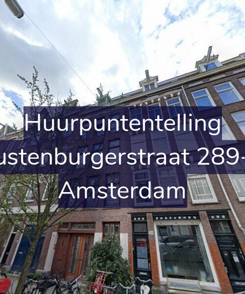 Foto gevel Huurpuntentelling voor Rustenburgerstraat 289-A, Amsterdam