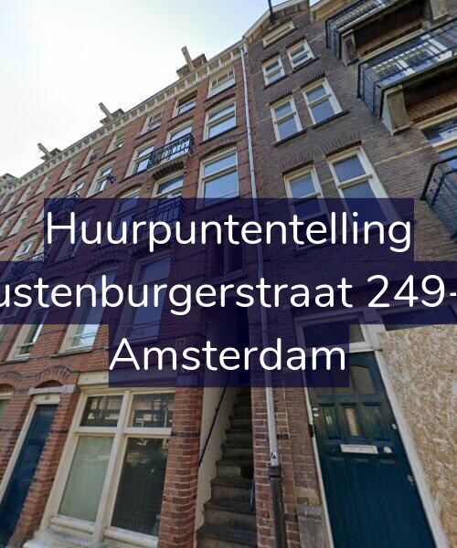 Foto gevel Huurpuntentelling voor Rustenburgerstraat 249-O, Amsterdam