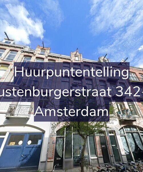 Foto gevel Huurpuntentelling voor Rustenburgerstraat 342-2, Amsterdam