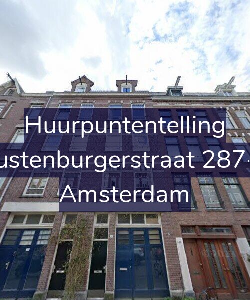 Foto gevel Huurpuntentelling voor Rustenburgerstraat 287-1, Amsterdam