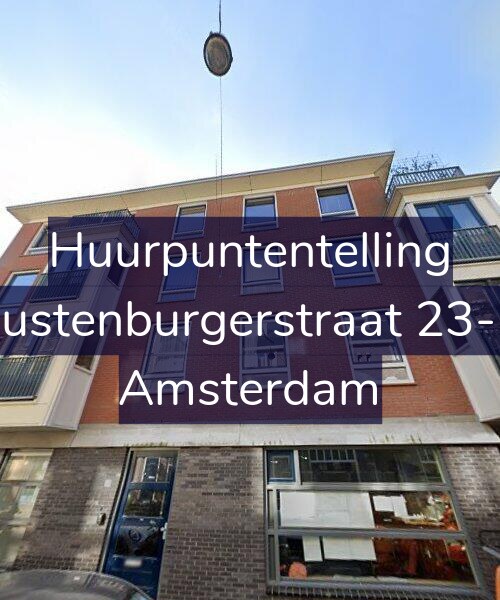 Foto gevel Huurpuntentelling voor Rustenburgerstraat 23-D, Amsterdam