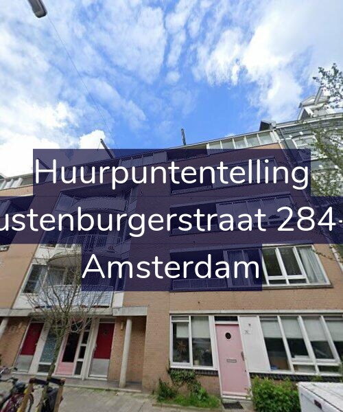 Foto gevel Huurpuntentelling voor Rustenburgerstraat 284-C, Amsterdam