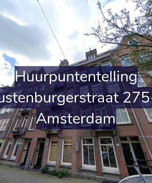 Foto gevel Huurpuntentelling voor Rustenburgerstraat 275-1, Amsterdam