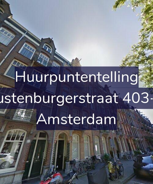 Foto gevel Huurpuntentelling voor Rustenburgerstraat 403-H, Amsterdam