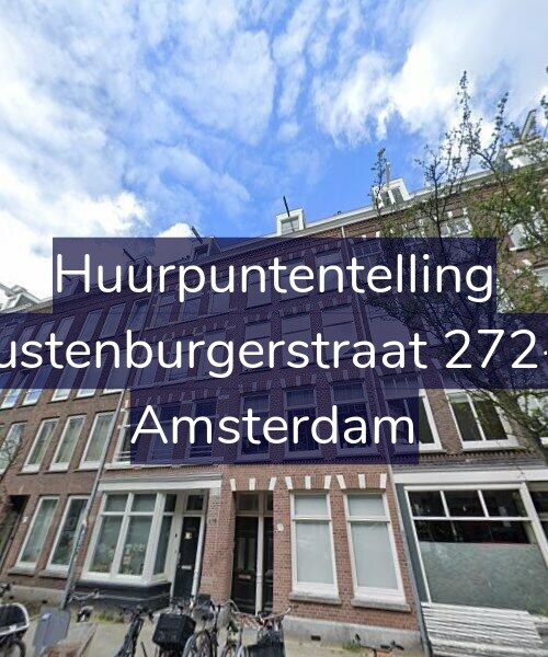 Foto gevel Huurpuntentelling voor Rustenburgerstraat 272-2, Amsterdam