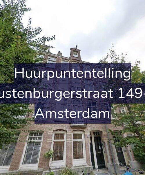 Foto gevel Huurpuntentelling voor Rustenburgerstraat 149-3, Amsterdam