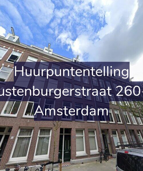 Foto gevel Huurpuntentelling voor Rustenburgerstraat 260-3, Amsterdam