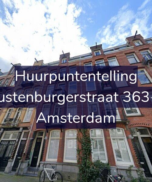Foto gevel Huurpuntentelling voor Rustenburgerstraat 363-3, Amsterdam